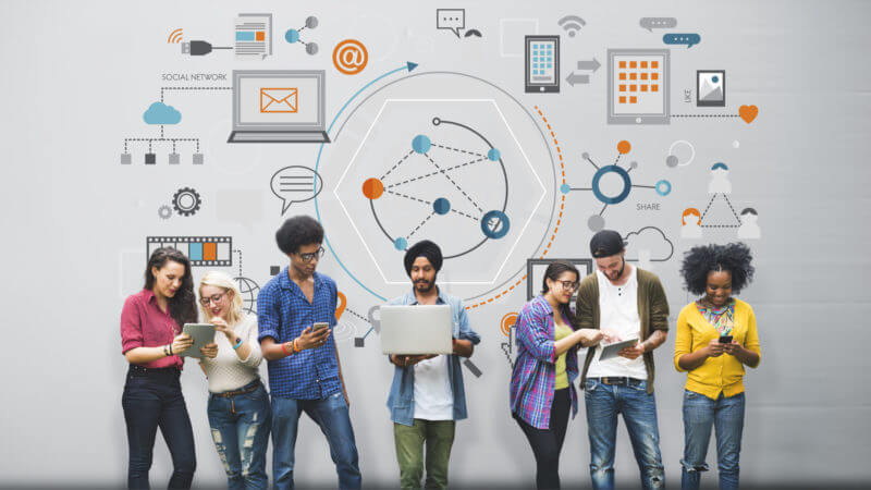 Get into the habit of sharing social media content