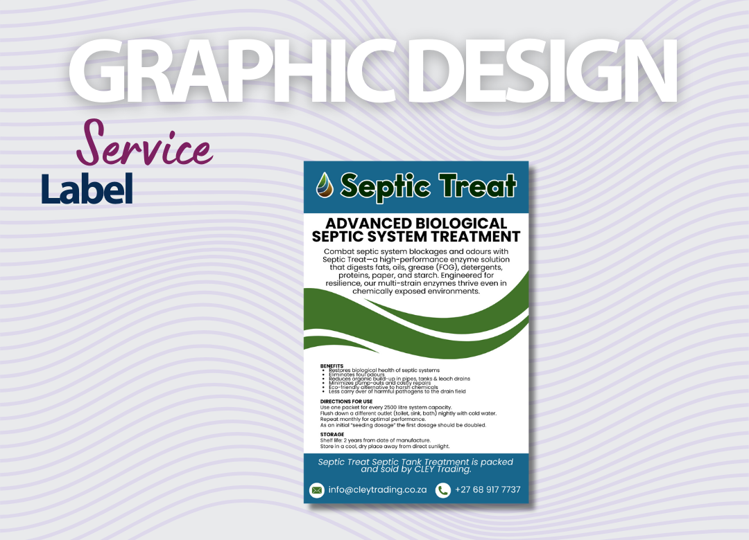 Septic Treat — Label Design